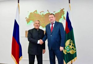 Минниханов в Москве встретился с главой Росимущества Яковенко